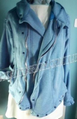 Blouson bikkerPolaire  bleu ciel 2