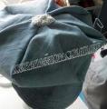 Casquette fait maison en jeans gavroche bleu jean