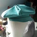 Casquette gavroche turquoise