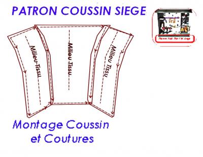 Coussin papillon le montage 1