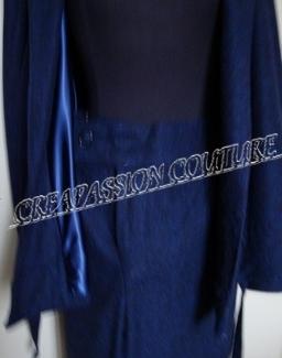 Ensemble Pantalon lainage bleu