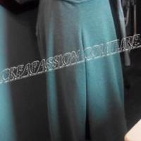 Pantalon en Molleton Turquoise