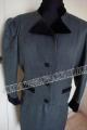 Tailleur chanel tweed vert